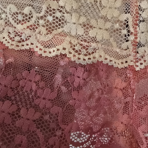 Two-tone pink panty by Black Fuchsia size large. - Picture 3 of 4